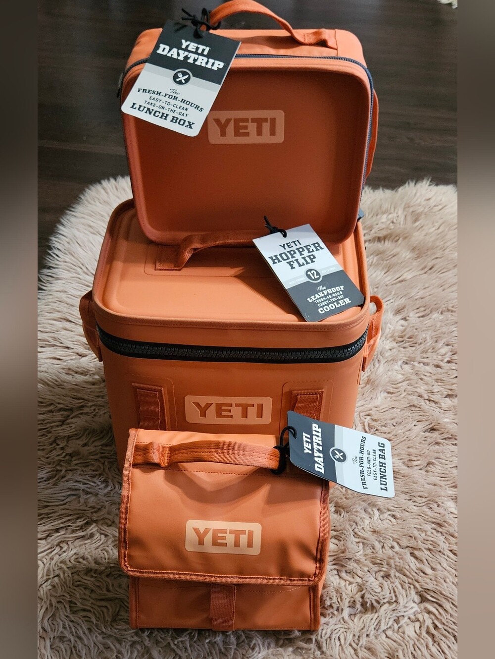 YETI High Desert Clay Hopper Flip Cooler, Lunch Bag, And Lunch Box